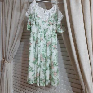 Womens Floral Spring Dress
